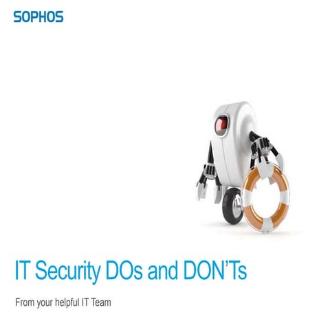 IT Security DOs and DON'Ts 