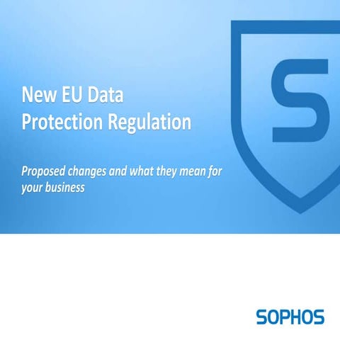 The EU Data Protection Regulation - what you need to know