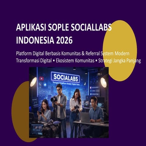 Aplikasi Sople Sociallabs Indonesia 2026: Cara Daftar, Sistem ...