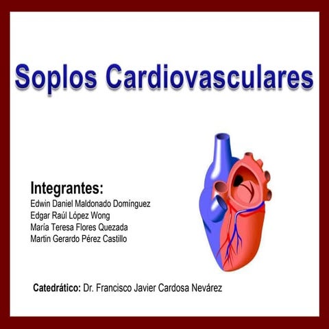 Soplos Cardiovasculares