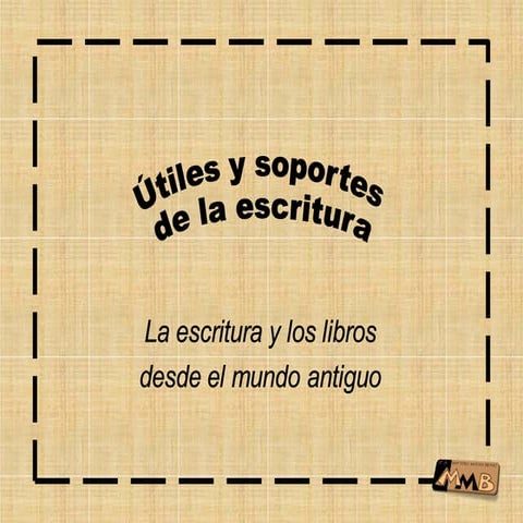 Soportes y materiales de escritorio