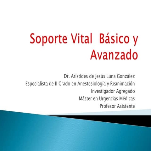 soporte vital avanzado en RCP