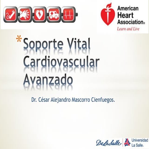 Soporte vital cardiovascular avanzado