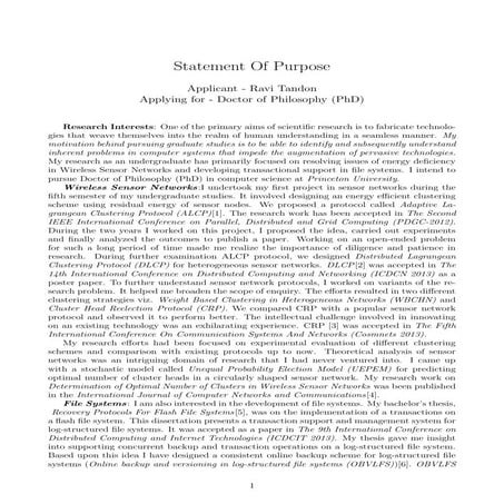 Ravi's SOP Princeton 