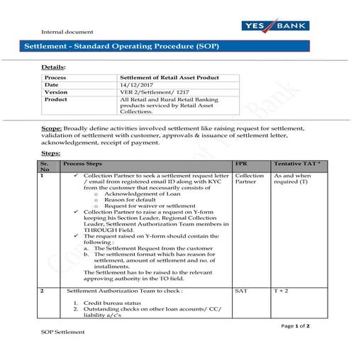 Sop collections payout computation invoice processing version 2. 1 | PDF