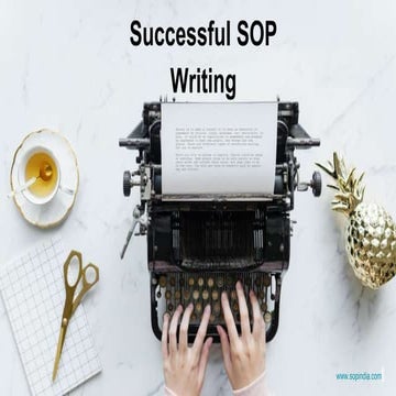 Successful SOP Writing