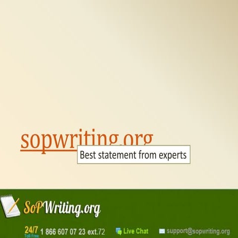 Sop writing org