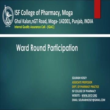 Ward Round Participation