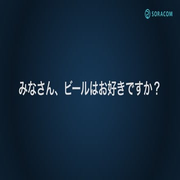 Soracom Beer