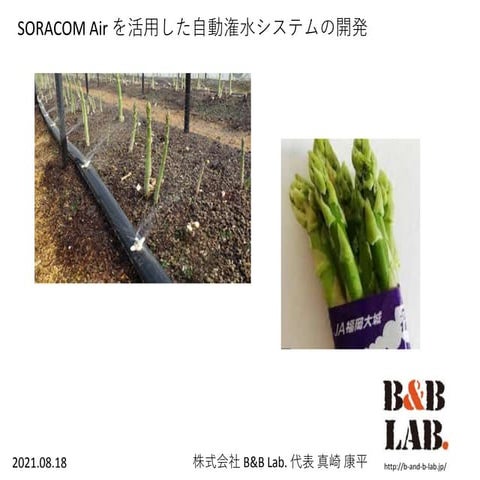 SORACOM Air を活用した自動潅水システムの開発