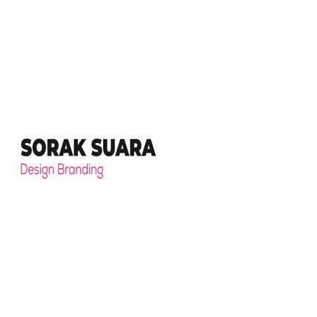 Sorak Suara Visual Draft | PPT