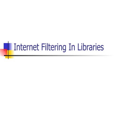 Fear of Filtering: The Reality of Internet Content Management (Soreide)