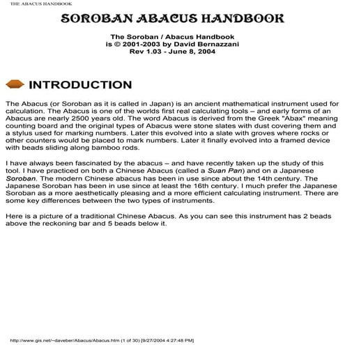 Soroban Handbook Pdf