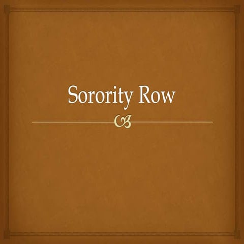 Sorority Row HMWK