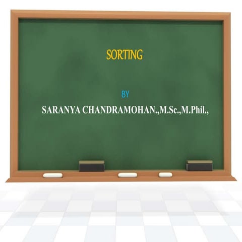 Sorting | PPTX
