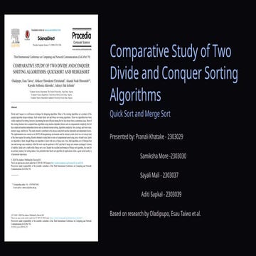 mergeSort sorting algorithm explained.pptx