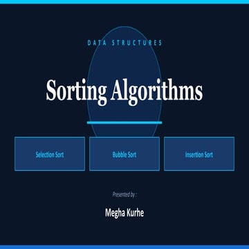 Bubble Sort & Selection Sort – Step-by-Step Guide | PPTX