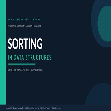Comprehensive Guide to Sorting Algorithms in Data Structures for ...