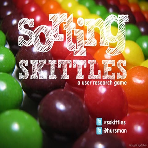 Sorting Skittles: A User Research Game