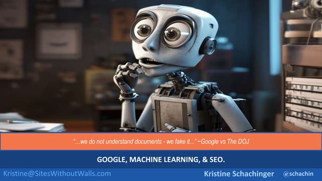 Google, Machine Learning, Algorithms, and You.