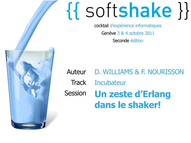 soft-shake.ch - Un zeste d’Erlang dans le shaker!