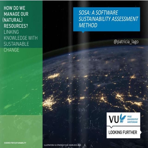 SoSA: A Software Sustainability Assessment Method