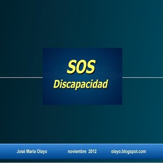 Sos discapacidad.