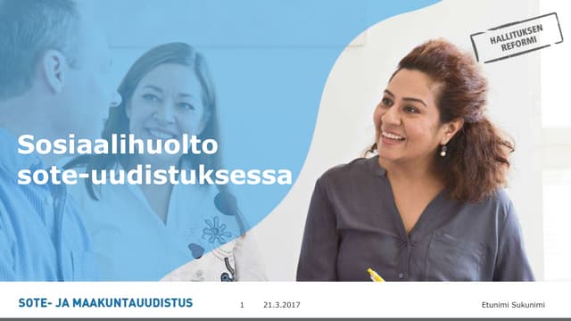 Sosiaalihuolto sote-uudistuksessa 2...