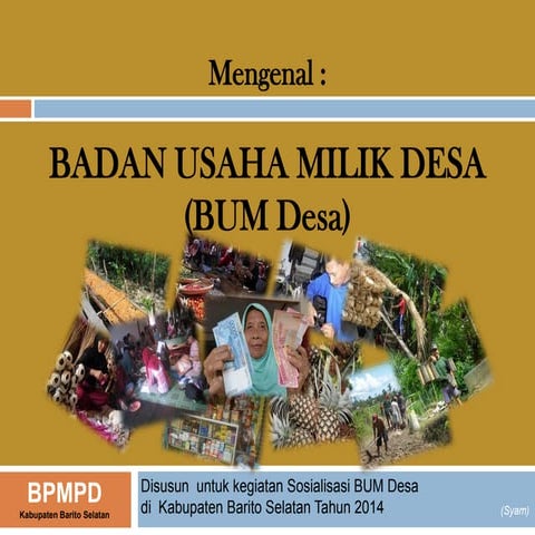 Sosialisasi BUM Desa