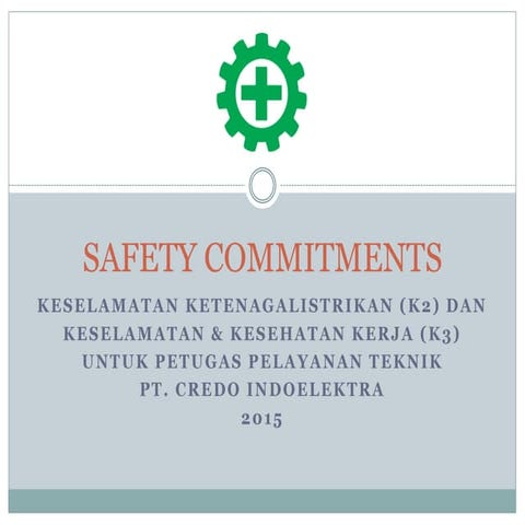 Sosialisasi K2/K3 Listrik