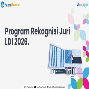 Sosialisasi Lomba Debat Indonesia (LDI) 2026: Panduan, Seleksi, dan ...