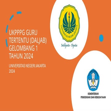 Panduan Lengkap UKPPPG Guru Tertentu Gelombang 1 Tahun 2024 Universitas ...