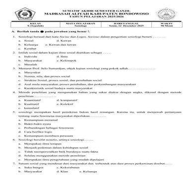 Sosilogi Kelas X Sosilogi Kelas X Sosilogi Kelas X Sosilogi Kelas X