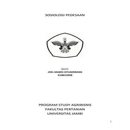 Tugas sosiologi pedesaan perbedaan pertanian BERPINDAH FEODALISTIK KAPITALISTIK KELUARGA KOLEKTIF