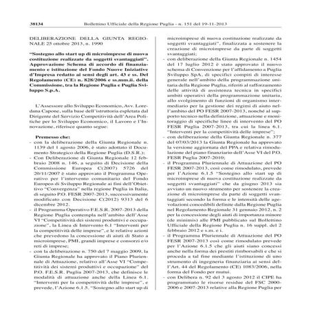 Sostegno allo start_up_istituzione_fondo_nuove_iniziative