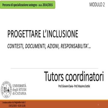 Sostegno formazione mod 2