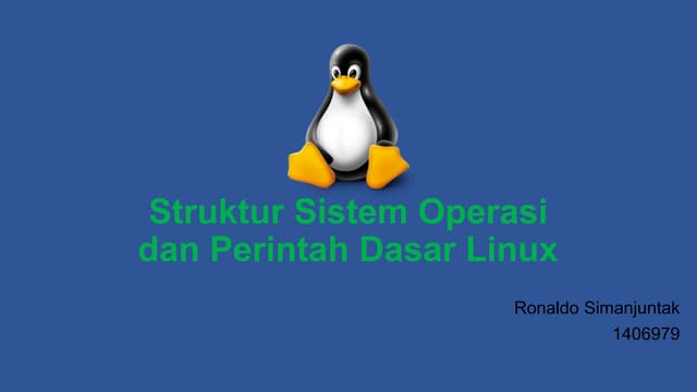 So struktur dan perintah dasar