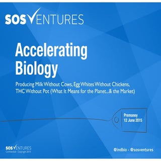 [PreMoney SF 2015} SOS Ventures >> ...