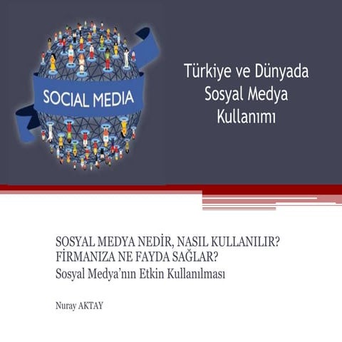 Türkiye ve Dünyada Sosyal Medya Kullanımı / Nuray Aktay