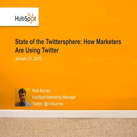 Webinar Slides: State of the Twittersphere