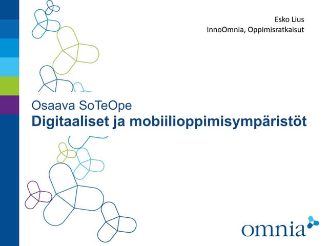 Digitaalisia oppimisympäristöjä