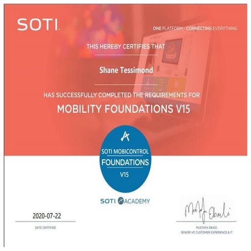 Soti Academy Certification