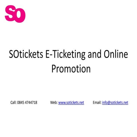 Making E-ticketing Profitable for You