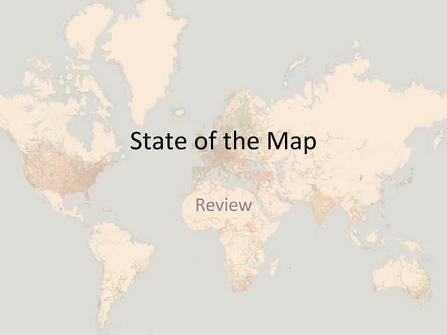 State of the Map 2008 Review