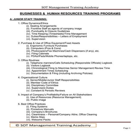 BOP Management Training Essential for Success | PDF