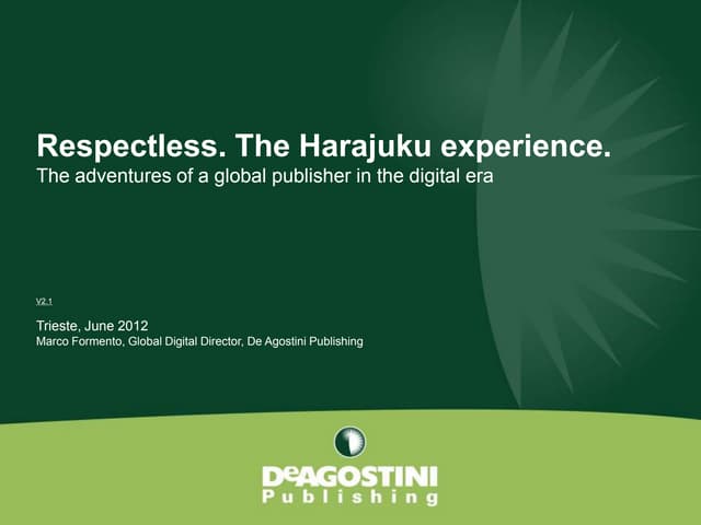 Respectless. The Harajuku experience.