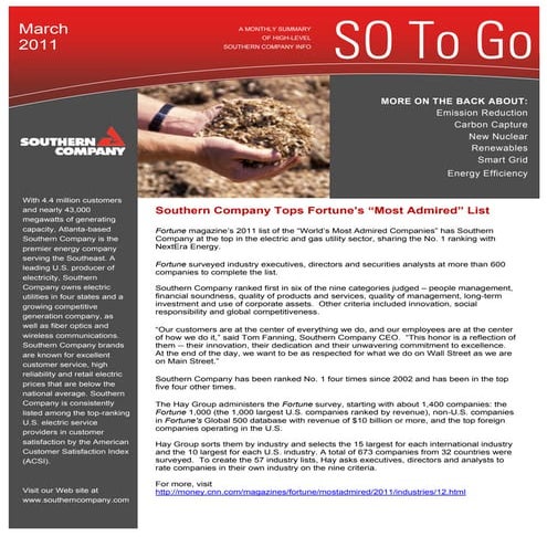 SoCo Today | PDF | Power and Energy Industry | Industries