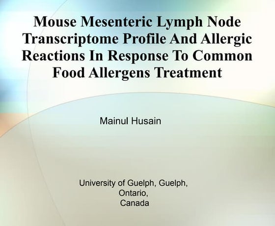 Mainul Husain Presentation