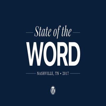 State of the Word 2017