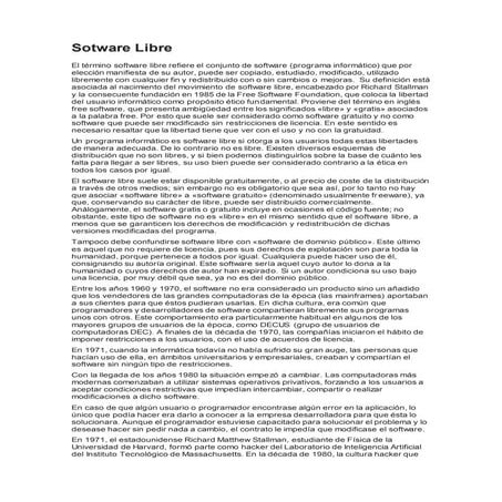 Sotware libre